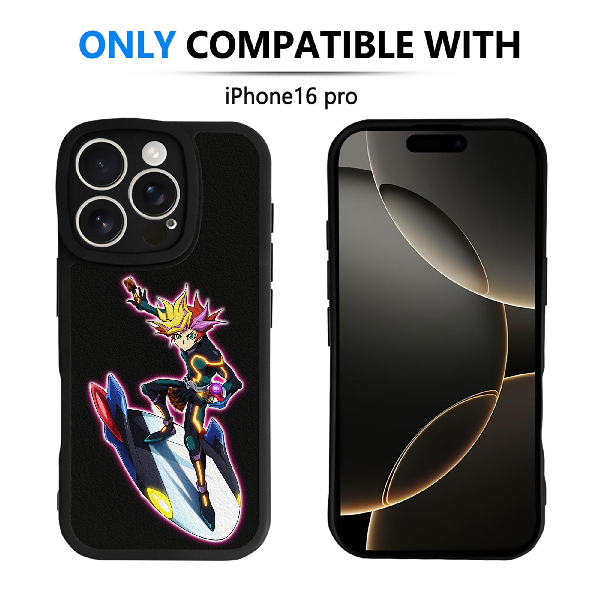 遊☆戯☆王 Yu-Gi-Oh! 【iPhone 16シリーズ対応】シリコンスマホケース（レザー調） 材質：シリコン